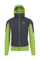 KARPOS Cycling windproof jacket - LAVAREDO - green/blue