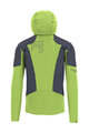 KARPOS Cycling windproof jacket - LAVAREDO - green/blue