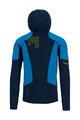 KARPOS Cycling windproof jacket - LAVAREDO - blue/black