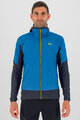 KARPOS Cycling windproof jacket - LAVAREDO - blue/black