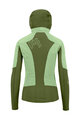 KARPOS Cycling windproof jacket - LAVAREDO W - green/light green