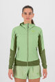 KARPOS Cycling windproof jacket - LAVAREDO W - green/light green
