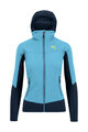 KARPOS Cycling windproof jacket - LAVAREDO W - light blue/blue