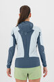 KARPOS Cycling windproof jacket - LAVAREDO W - white/blue