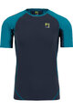 KARPOS Cycling short sleeve t-shirt - LAVAREDO - black/blue