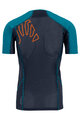 KARPOS Cycling short sleeve t-shirt - LAVAREDO - black/blue