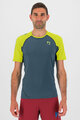 KARPOS Cycling short sleeve t-shirt - LAVAREDO - green/yellow