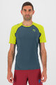 KARPOS Cycling short sleeve t-shirt - LAVAREDO - green/yellow