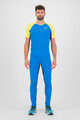 KARPOS Cycling short sleeve t-shirt - LAVAREDO - blue/yellow