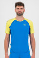 KARPOS Cycling short sleeve t-shirt - LAVAREDO - blue/yellow