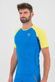 KARPOS Cycling short sleeve t-shirt - LAVAREDO - blue/yellow