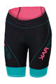 KARPOS Cycling shorts without bib - VERVE - black/turquoise