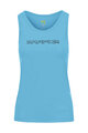 KARPOS Cycling tank top - QUICK W - blue