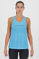 KARPOS Cycling tank top - QUICK W - blue