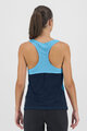 KARPOS Cycling tank top - QUICK W - blue