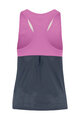KARPOS Cycling tank top - QUICK W - purple/grey