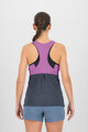 KARPOS Cycling tank top - QUICK W - purple/grey