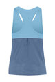KARPOS Cycling tank top - QUICK W - blue