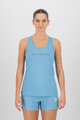 KARPOS Cycling tank top - QUICK W - blue