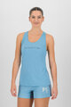 KARPOS Cycling tank top - QUICK W - blue