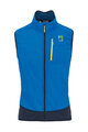 KARPOS Cycling gilet - LAVAREDO - blue/black