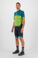 KARPOS Cycling short sleeve jersey - JUMP - yellow/blue