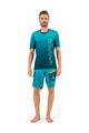 KARPOS Cycling short sleeve jersey - VERVE - turquoise