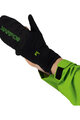 KARPOS Cycling long-finger gloves - LAVAREDO - black/green