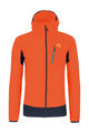 KARPOS Cycling windproof jacket - LOT EVO - orange/black