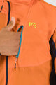 KARPOS Cycling windproof jacket - LOT EVO - orange/black