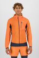 KARPOS Cycling windproof jacket - LOT EVO - orange/black