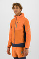 KARPOS Cycling windproof jacket - LOT EVO - orange/black