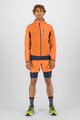 KARPOS Cycling windproof jacket - LOT EVO - orange/black