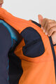 KARPOS Cycling windproof jacket - LOT EVO - orange/black