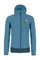 KARPOS Cycling windproof jacket - LOT EVO - light blue/black