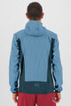 KARPOS Cycling windproof jacket - LOT EVO - light blue/black