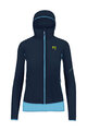 KARPOS Cycling windproof jacket - LOT EVO W - blue