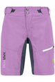 KARPOS Cycling shorts without bib - VAL VIOLA W - purple