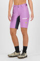 KARPOS Cycling shorts without bib - VAL VIOLA W - purple