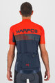 KARPOS Cycling short sleeve jersey - GREEN FIRE - red/grey