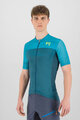 KARPOS Cycling short sleeve jersey - GREEN FIRE - blue