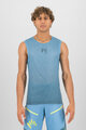 KARPOS Cycling sleeve less t-shirt - VERVE MESH - blue