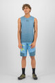 KARPOS Cycling sleeve less t-shirt - VERVE MESH - blue