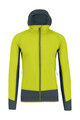 KARPOS Cycling thermal jacket - LAVAREDO WINTER - yellow/green