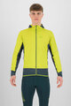 KARPOS Cycling thermal jacket - LAVAREDO WINTER - yellow/green