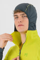 KARPOS Cycling thermal jacket - LAVAREDO WINTER - yellow/green