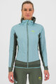 KARPOS Cycling thermal jacket - LAVAREDO WINTER W - blue/green