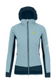 KARPOS Cycling thermal jacket - LAVAREDO WINTER W - blue