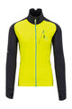KARPOS Cycling thermal jacket - LAVAREDO FLEECE - yellow/black
