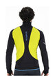 KARPOS Cycling thermal jacket - LAVAREDO FLEECE - yellow/black